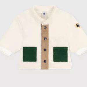 Manteau bébé en sherpa