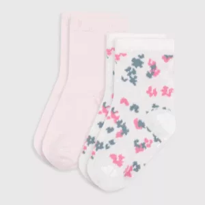 Chaussettes x2 - Fleurs