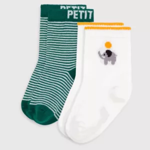 Chaussettes x2 - Éléphant