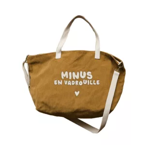 Sac XL velours - Minus en vadrouille
