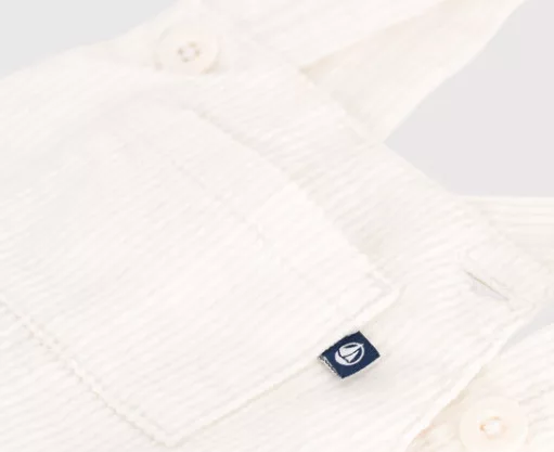 Salopette bébé en velours côtelé uni – Image 2