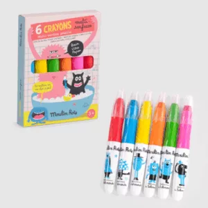 6 crayons multisurfaces - Les Schmouks