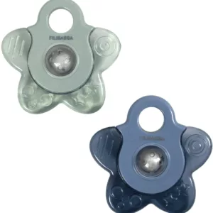 Anneau de dentition rafraîchissant étoile Pack x 2 – Bleu Filibabba