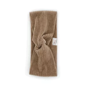 Bandeau velours taupe