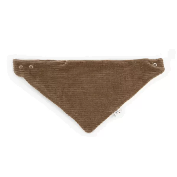 Cache-cou velours taupe – Image 2