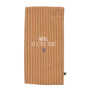 Protège livret de famille - Gaze fines rayures