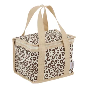 Sac isotherme de transport - Léopard beige