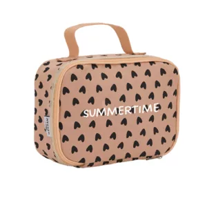 Sac goûter isotherme - Coeur saumon