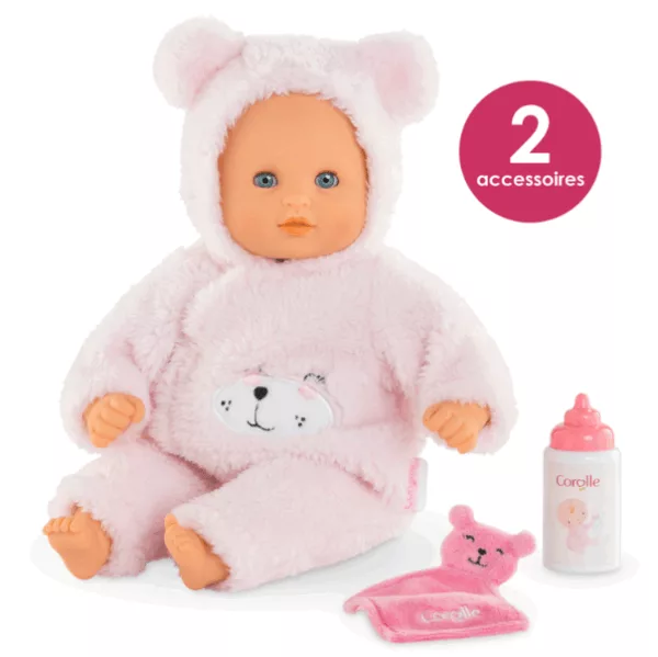 Poupée bébé câlin ourson d'amour