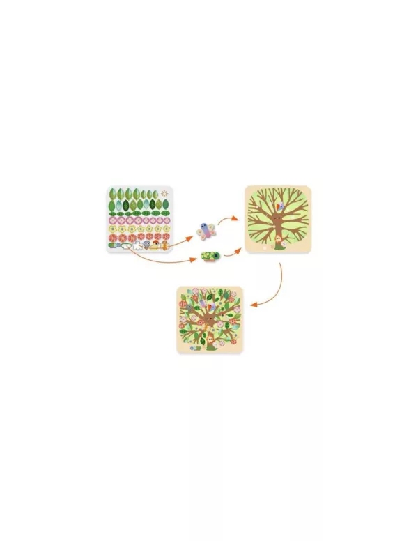 Tableaux de feutrine - La ronde des saisons – Image 2