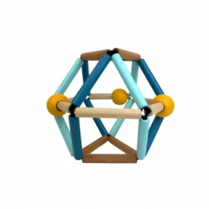 DEEP BLUE GRABBER - Hochet, Anneau de dentition & Apprentissage Musculaire