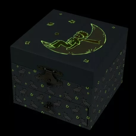 Coffret Musique Cube Phosphorescent - Le Petit Prince et mouton – Image 3