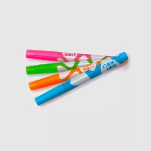 Kidymarker - 4 marqueurs fluorescents pastels
