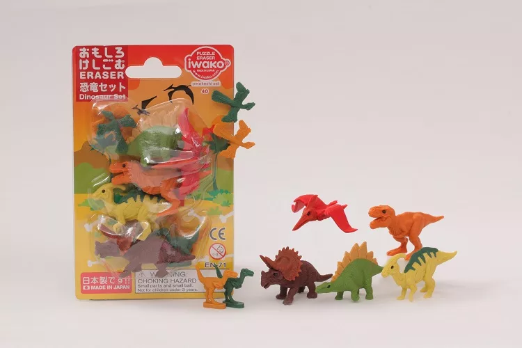 Set de gommes - Dinosaures
