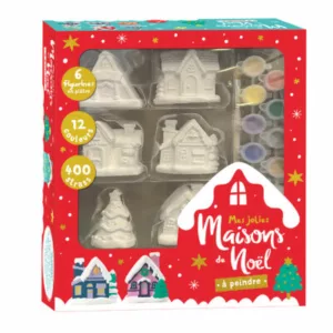 Mes jolies maisons de Noël à peindre