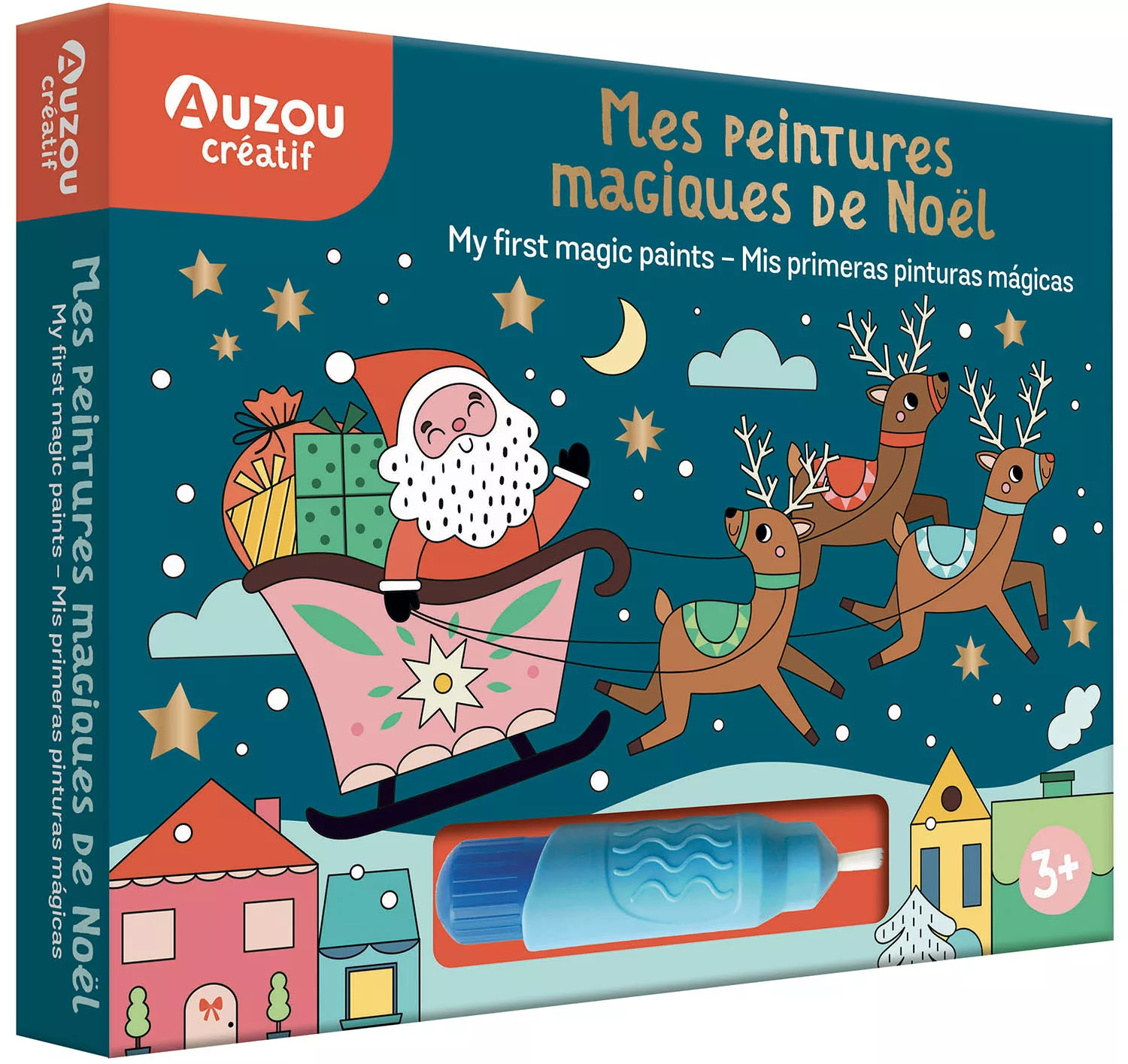 Mon coffret d'artiste - Mes premières peintures magiques de Noël