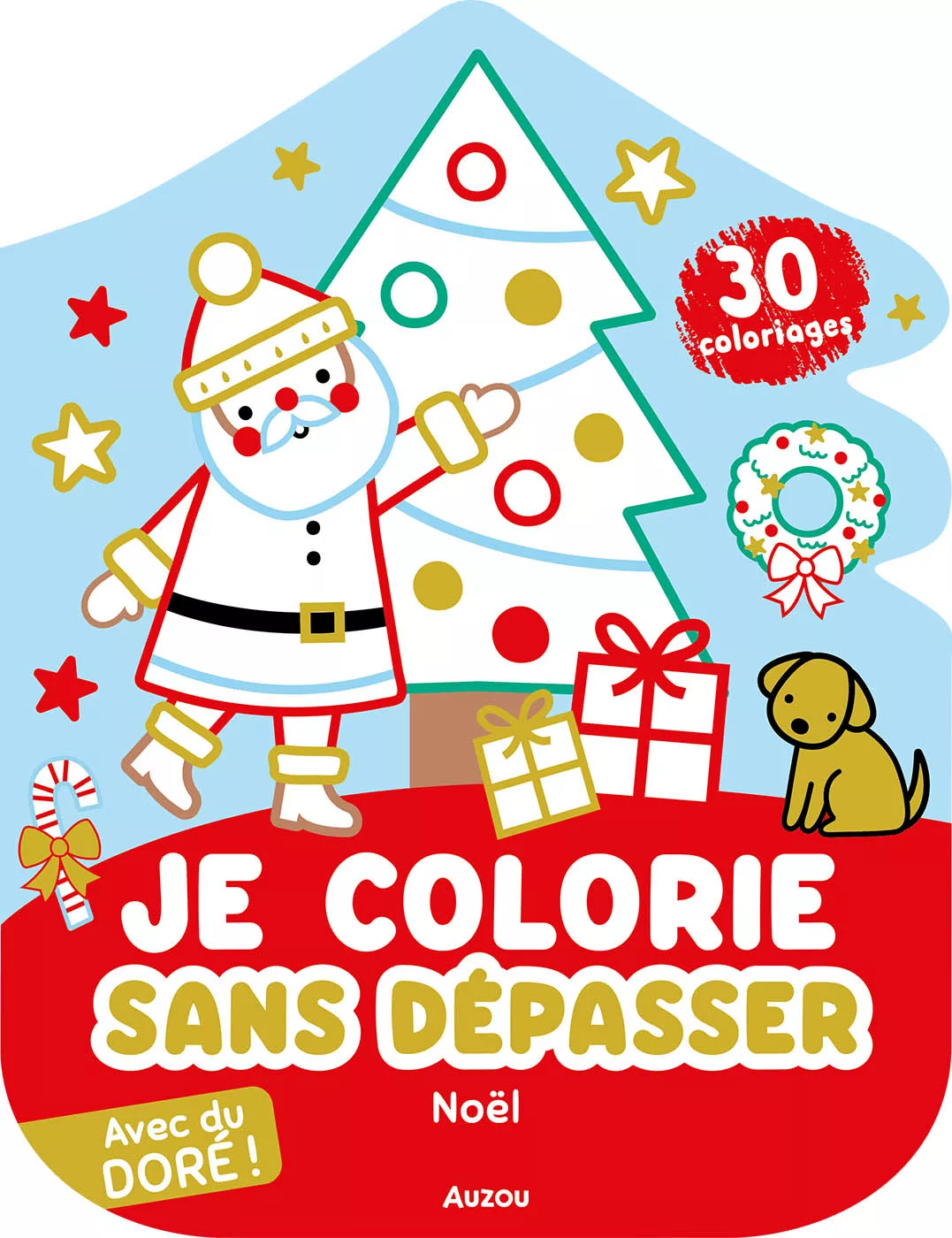 Je colorie sans dépasser - Noël