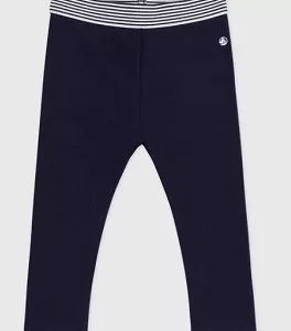 Jegging bébé épais en coton uni