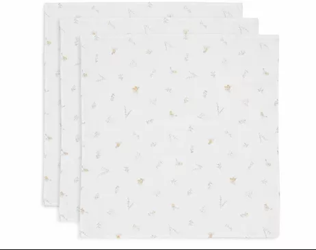 Lange Gaze de Coton Small 70x70cm - Lovely Birds - 3 Unités