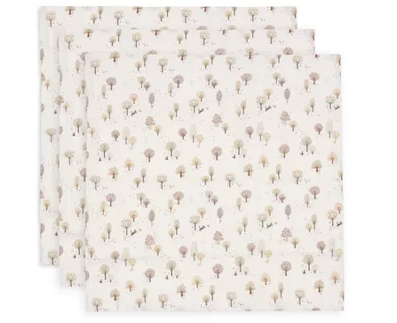 Lange Gaze de Coton Small 70x70cm - Tiny Park - 3 Unités