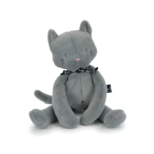 Peluche chat bleu gris 37cm