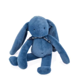 Peluche lapin méloé - Bleu intense