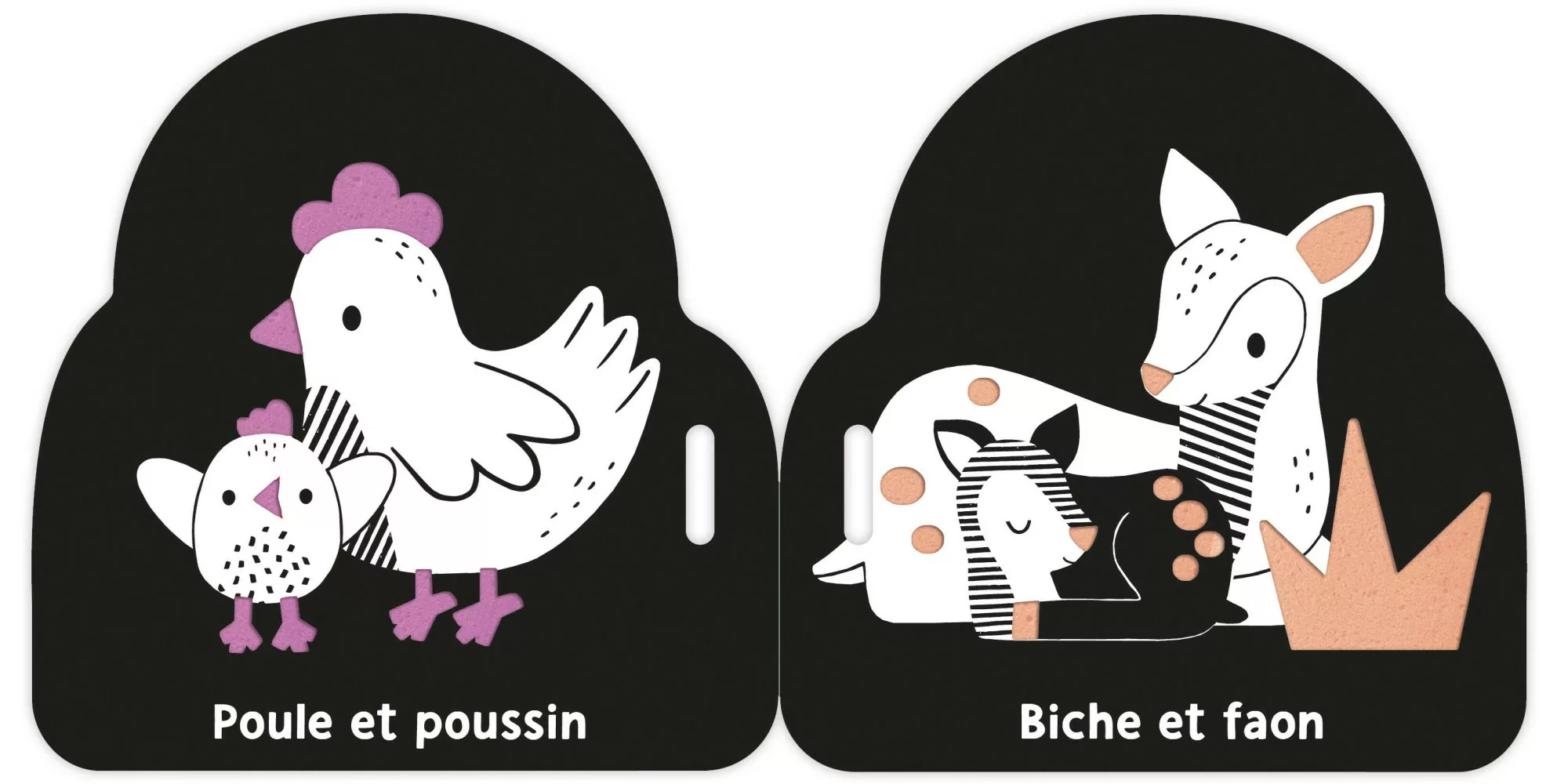 Livre poussette noir et blanc - Bébés animaux – Image 3