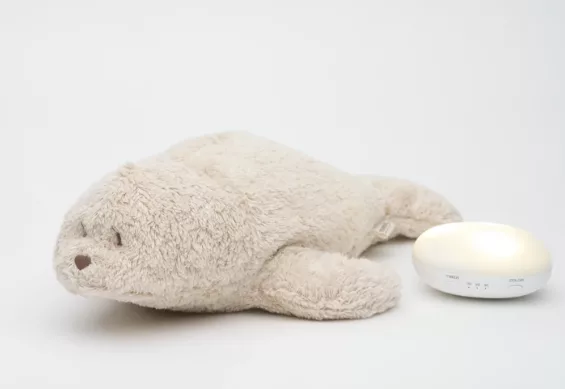 Moonie – Peluche sable phoque avec sons & lumières