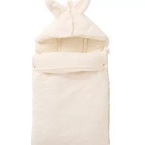 Nid d’ange - fausse fourrure écru