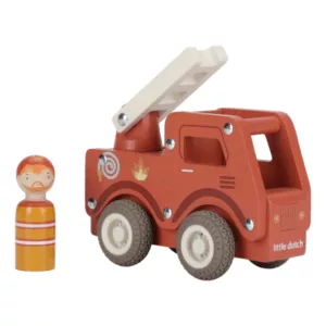 Camion de pompier en bois