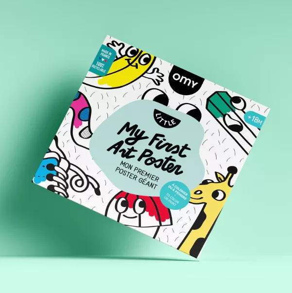 Poster géant à colorier - My first Art