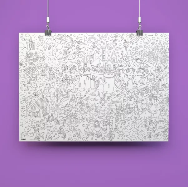 Poster géant à colorier - Magic – Image 2