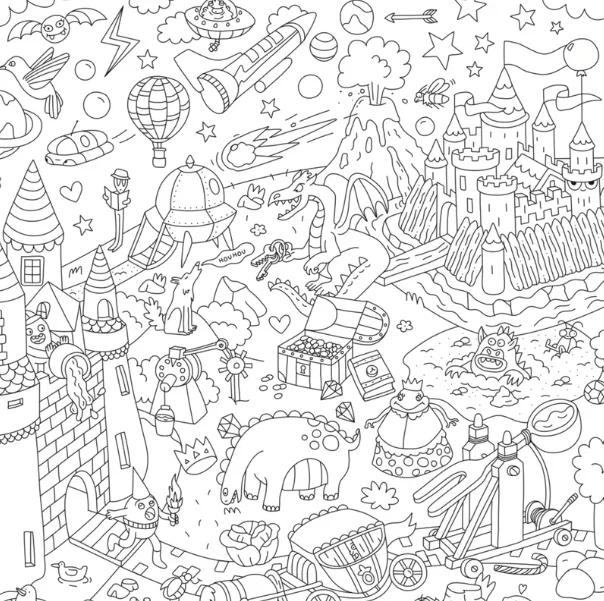 Poster géant à colorier - Magic – Image 3