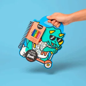 Cahier de coloriage et stickers - Dinos