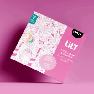 Poster géant à colorier - Lily