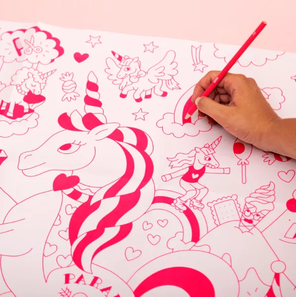 Poster géant à colorier - Lily – Image 3