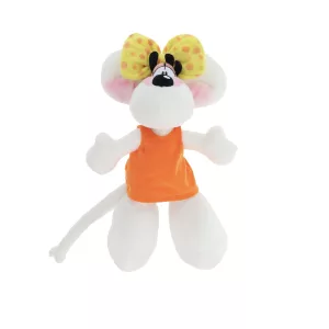 Peluche Diddlina 30cm - Robe orange