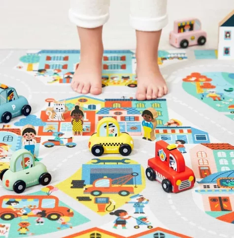 Camion de pompiers en bois Ville - Cross Roads – Image 2