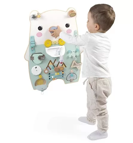 Busy-board Ourson en bois Pure – Image 2