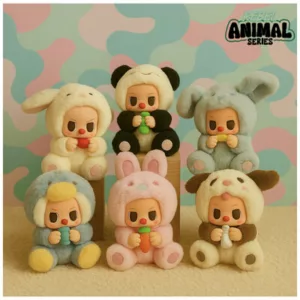 Peluche Figurine Vinyl - Porte Clés - Rebel Animals - 15 Cm