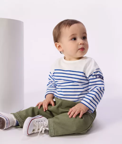Tee-shirt bébé marinière – Image 2