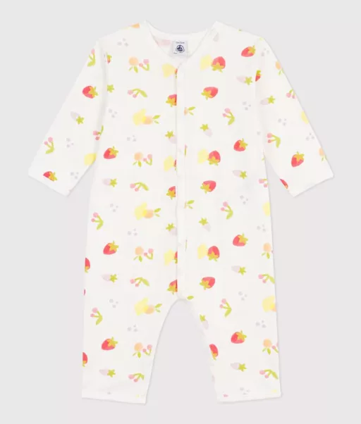 Pyjama bébé sans pieds imprimé fruits