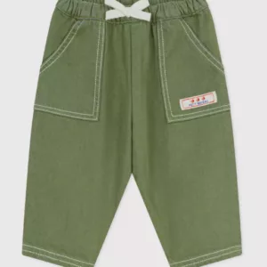 Pantalon bébé denim kaki