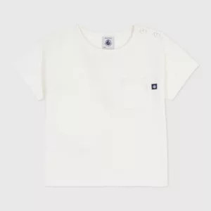 Tee-shirt bébé uni - écru