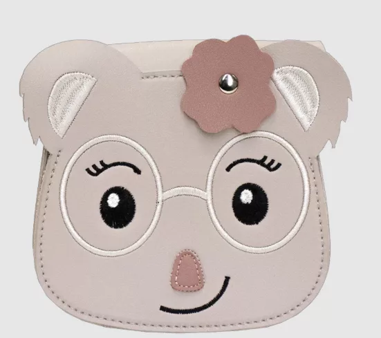 Sac bandoulière enfant - Yori le petit koala Gris