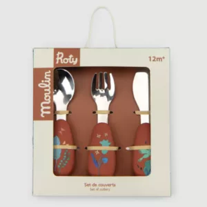 Set couverts silicone - La forêt Mawa