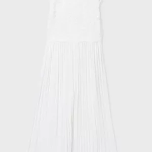 Combinaison longue plissée – Salopette-short