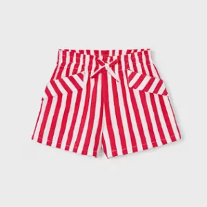 Short imprimé rayé