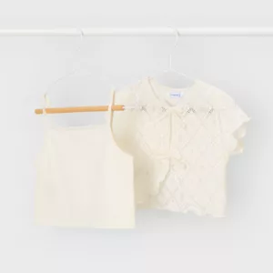 T-shirt crochet + débardeur