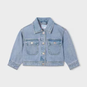Veste fille denim clair